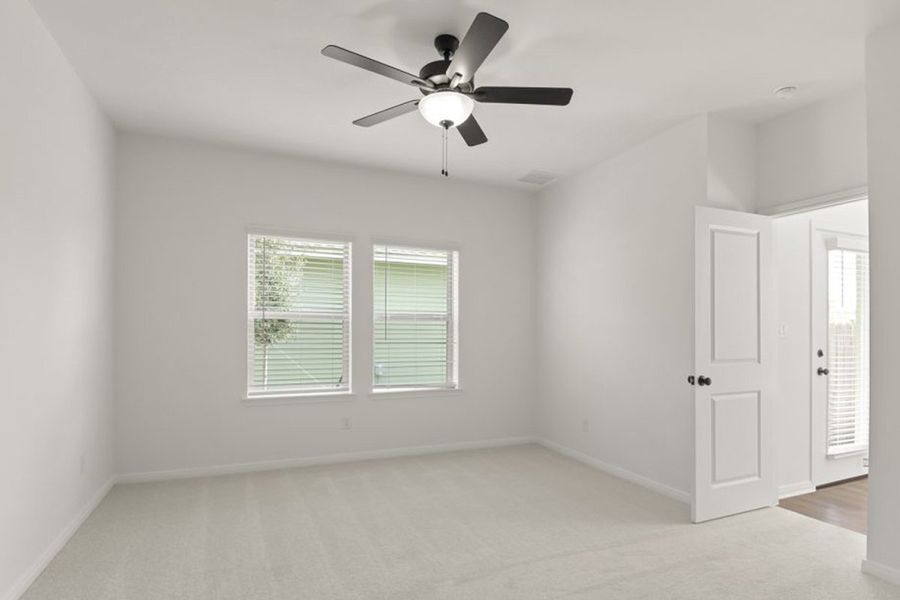 Representative unfurnished interior of a home built from the Mesquite by Pacesetter Homes in Blanco Vista, San Marcos (Image 33).
