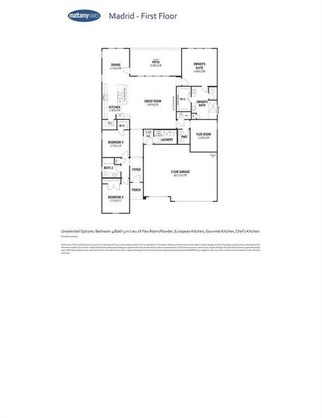 Madrid Floor Plan