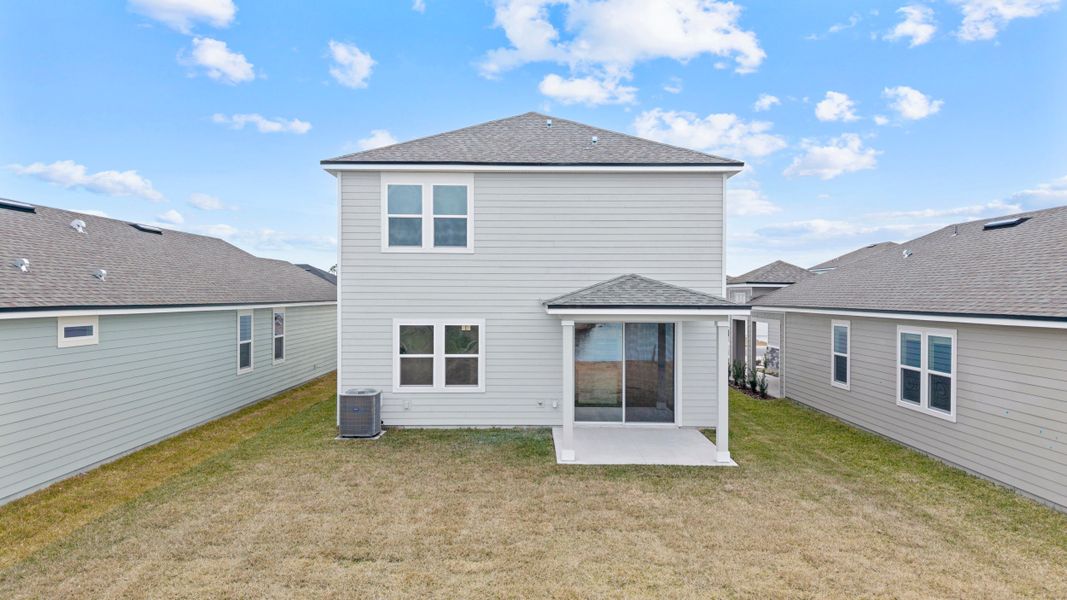 Lot 141 Rear Exterior with Covered Patio at The Preserve at Camden Woods