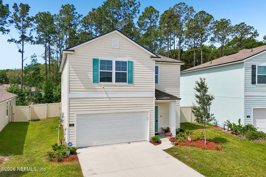 Front exterior of a new home in , St. Augustine, FL, highlighting curb appeal (Image 25).