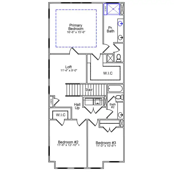 2D floor plan layout of this home in Sweetbrier, Durham, NC (Image 3). 2D floor plan layout of this home in Sweetbrier, Durham, NC (Image 3).
