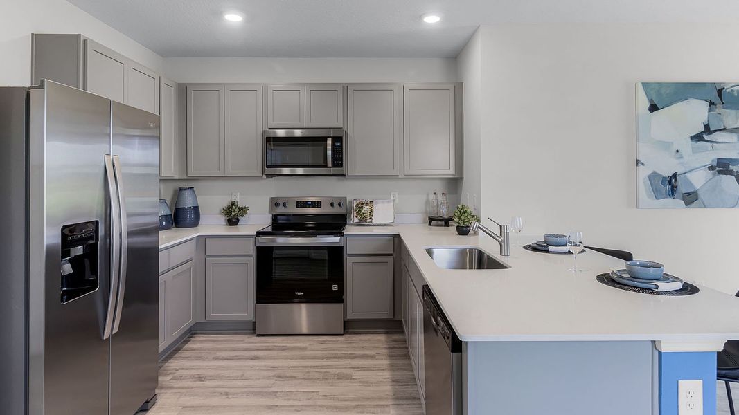 Furnished interior view inside a new home in Villamar, Winter Haven (Image 9).