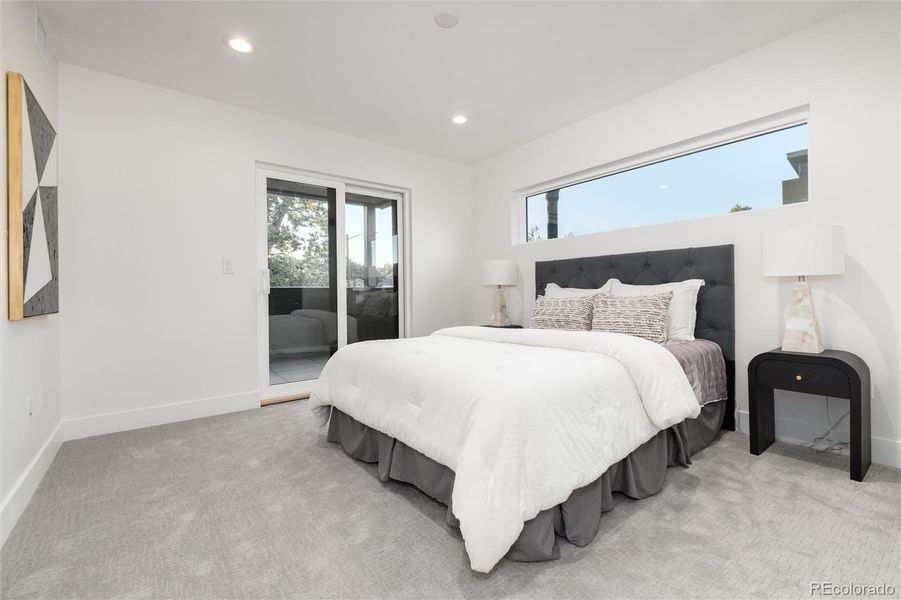 2nd Floor Guest Bedroom with Private Covered Deck