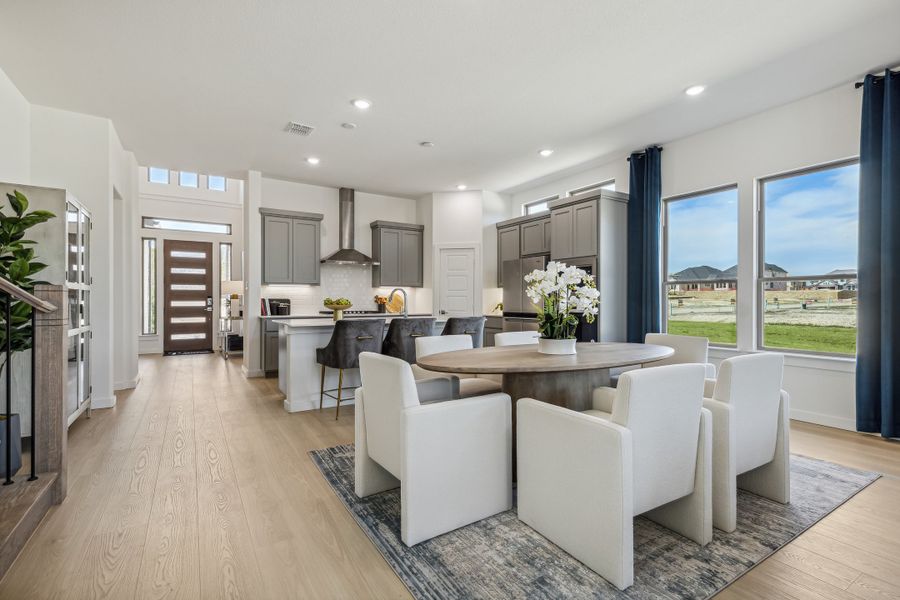 Dining Room in the Van Gogh II home plan by Trophy Signature Homes – REPRESENTATIVE PHOTO