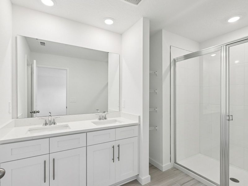 Furnished interior view inside a new home in Parkside at Shearwater, St. Augustine (Image 6).