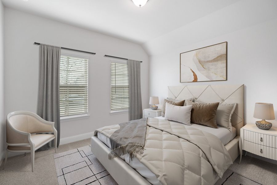 Furnished interior view inside a new home in Brookville Estates, Forney (Image 6).