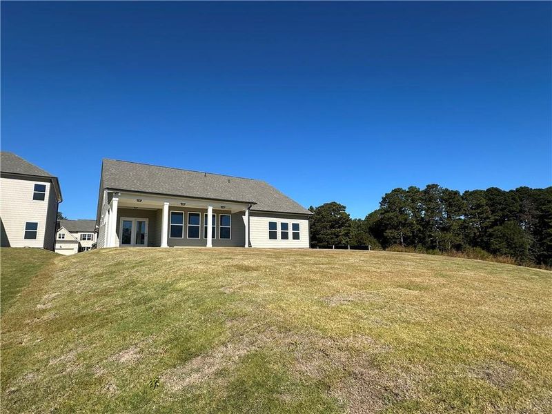 Exterior details and patio area of a home in Summerlin, Winder (Image 51).