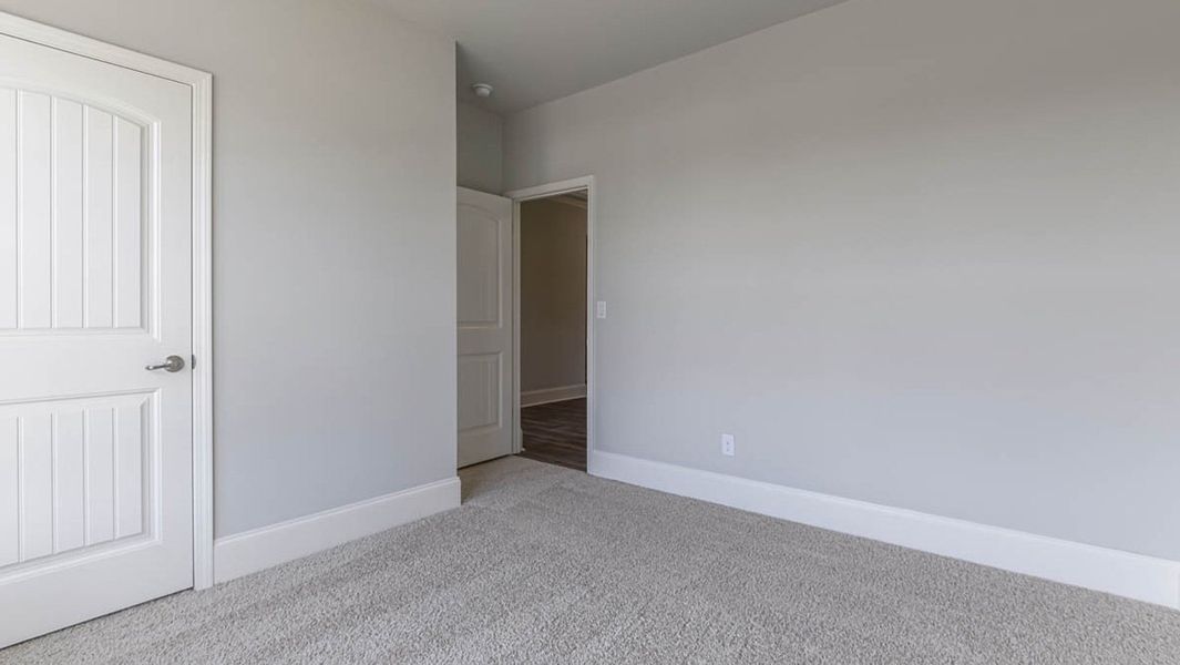 Representative unfurnished interior of a home built from the CLAIBORNE by D.R. Horton in Rolling Hills, Bolivia (Image 11). Representative unfurnished interior of a home built from the CLAIBORNE by D.R. Horton in Rolling Hills, Bolivia (Image 11).