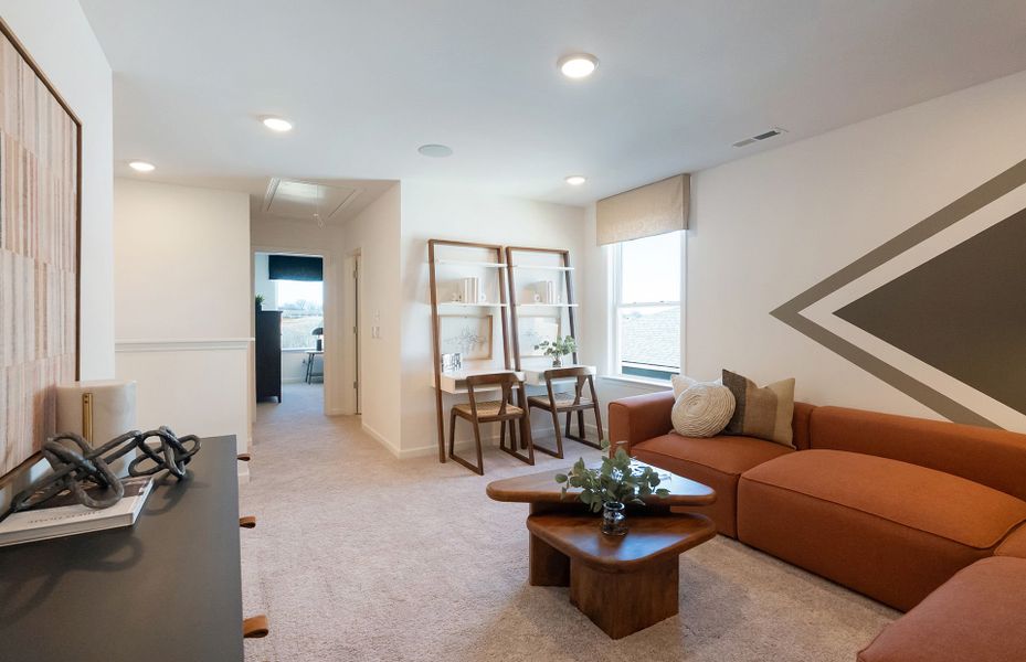 Furnished interior view inside a new home in Highlands of Carter's Station, Columbia (Image 25).