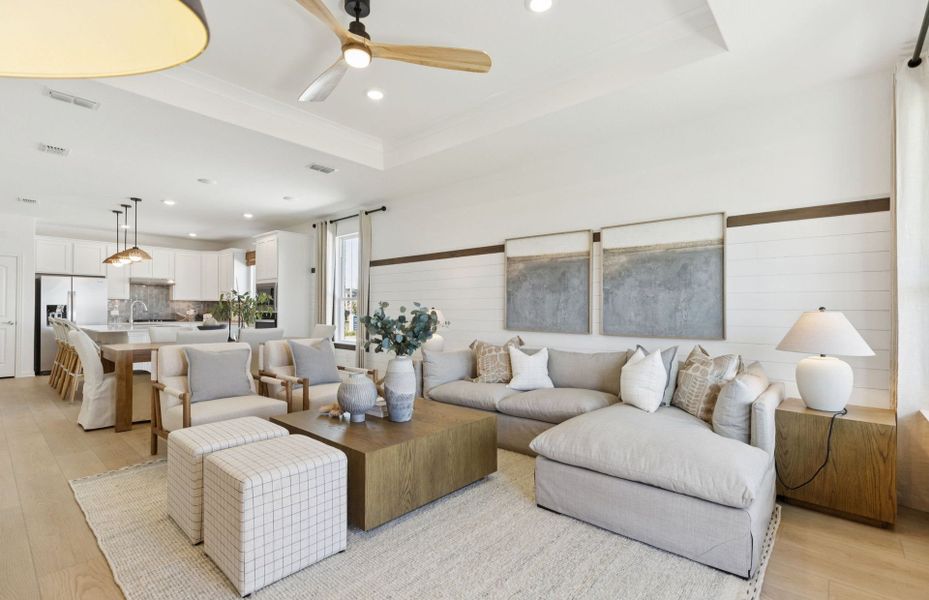 Furnished interior view inside a new home in Kings Way, Denton (Image 3).