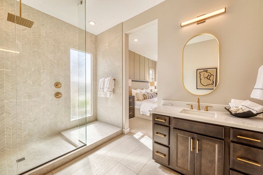 Representative furnished interior of a home built from the Violet Plan 5008 by Tri Pointe Homes in Revana at Soleo, Queen Creek (Image 8).