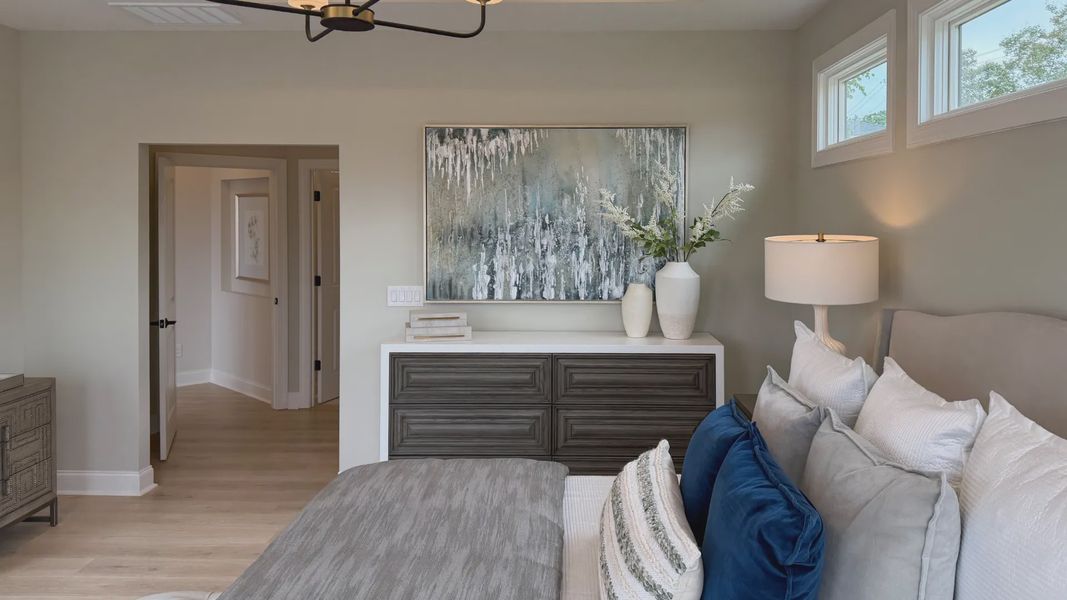Representative furnished interior of a home built from the Portico by Epcon Communities in The Courtyards at Hodges Farm, Charlotte (Image 15). Representative furnished interior of a home built from the Portico by Epcon Communities in The Courtyards at Hodges Farm, Charlotte (Image 15).