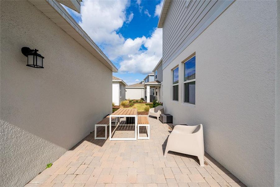 Exterior details and patio area of a home in Bridgewalk, St. Cloud (Image 21). Exterior details and patio area of a home in Bridgewalk, St. Cloud (Image 21).