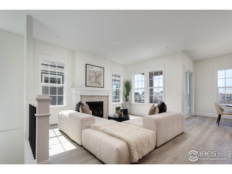 Living Room with Gas Fireplace Living Room with Gas Fireplace
