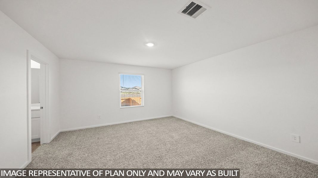 Representative unfurnished interior of a home built from the Dawson by D.R. Horton in Eastern Wells, Jarrell (Image 20).