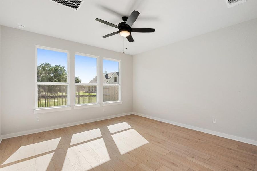 Spacious, unfurnished interior of a new home in Terrace Collection at Lariat, Liberty Hill (Image 14). Spacious, unfurnished interior of a new home in Terrace Collection at Lariat, Liberty Hill (Image 14).