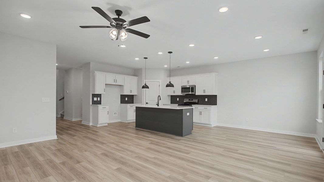 Representative furnished interior of a home built from the Greenwich by DRB Homes in McClure Farms, Columbia (Image 8). Representative furnished interior of a home built from the Greenwich by DRB Homes in McClure Farms, Columbia (Image 8).