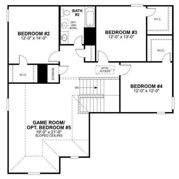 2D floor plan layout of this home in Willow Springs, Buda, TX (Image 3). 2D floor plan layout of this home in Willow Springs, Buda, TX (Image 3).
