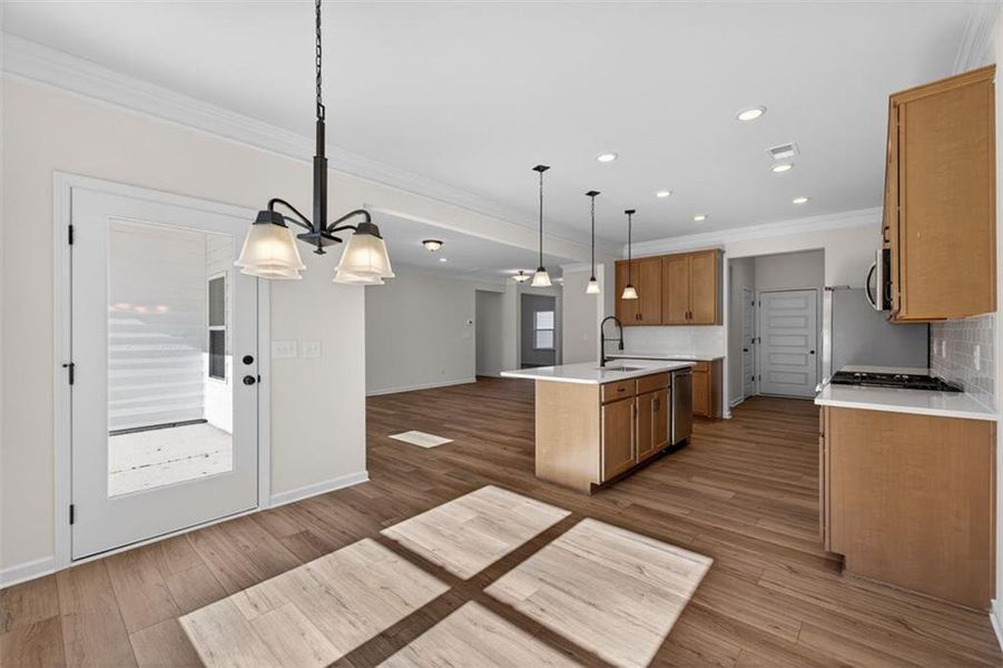 Furnished interior view inside a new home in Jones Ridge, Dallas (Image 11).