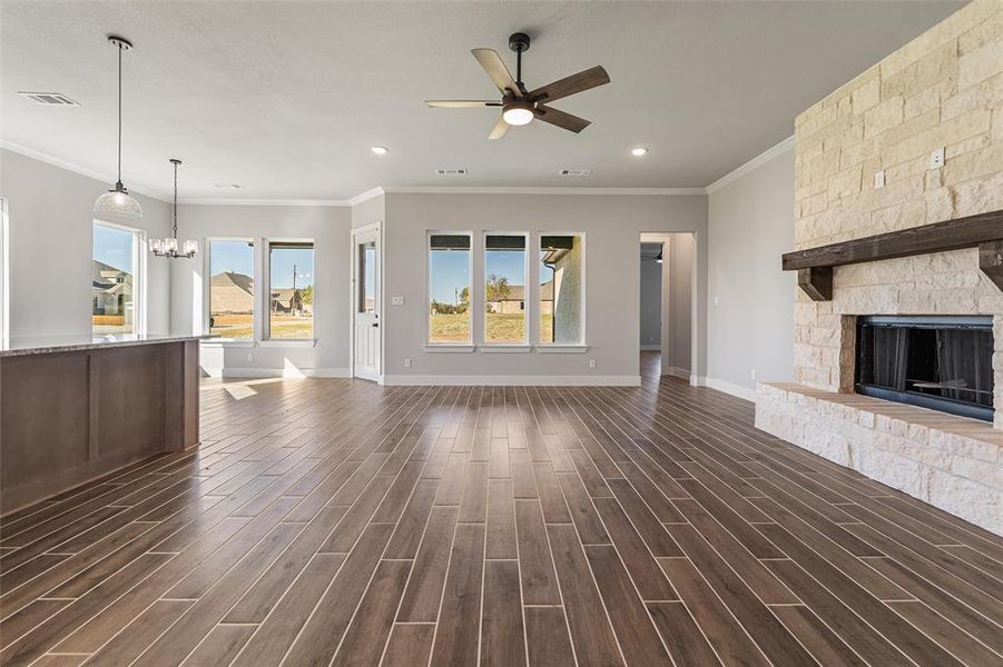 Spacious, unfurnished interior of a new home in Fannin Ranch, Leonard (Image 30).