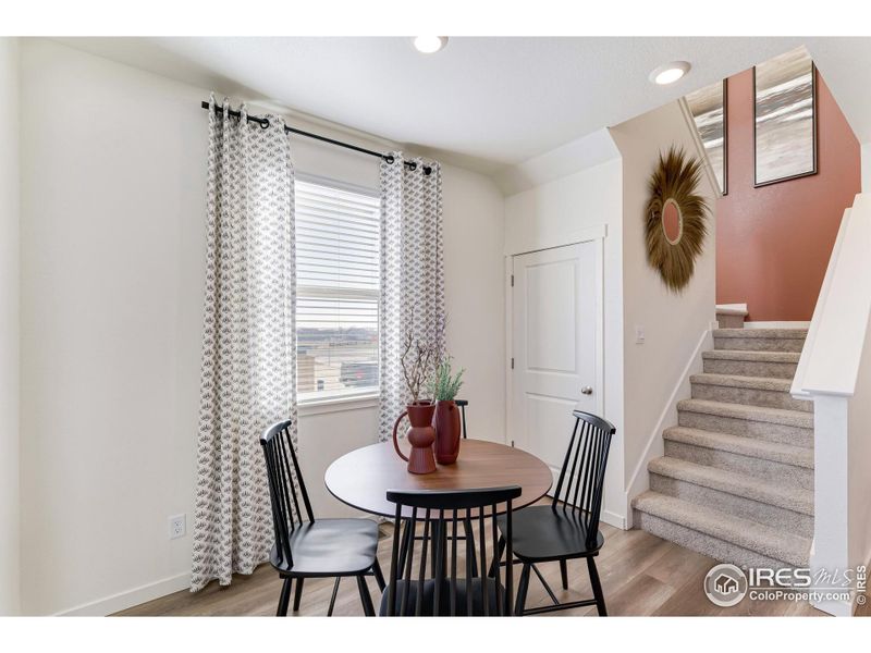 Furnished interior view inside a new home in Revere at Johnstown, Johnstown (Image 9).