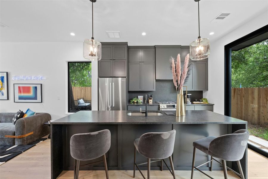 Furnished interior view inside a new home in , Austin (Image 6).