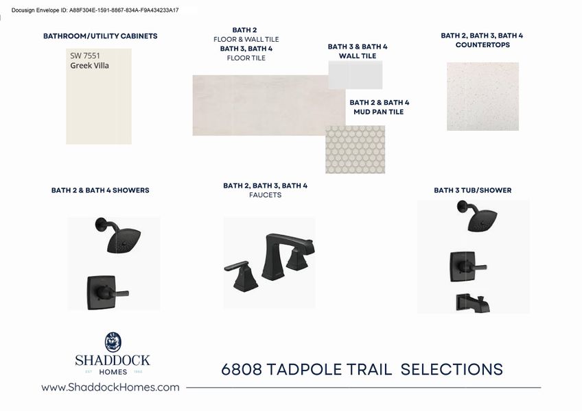 Sample of building materials used in homes in Aster Park, McKinney (Image 36).