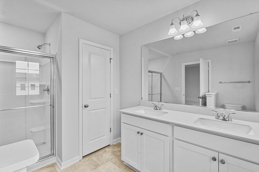 Furnished interior view inside a new home in Hanes Lake, Winston-Salem (Image 11).