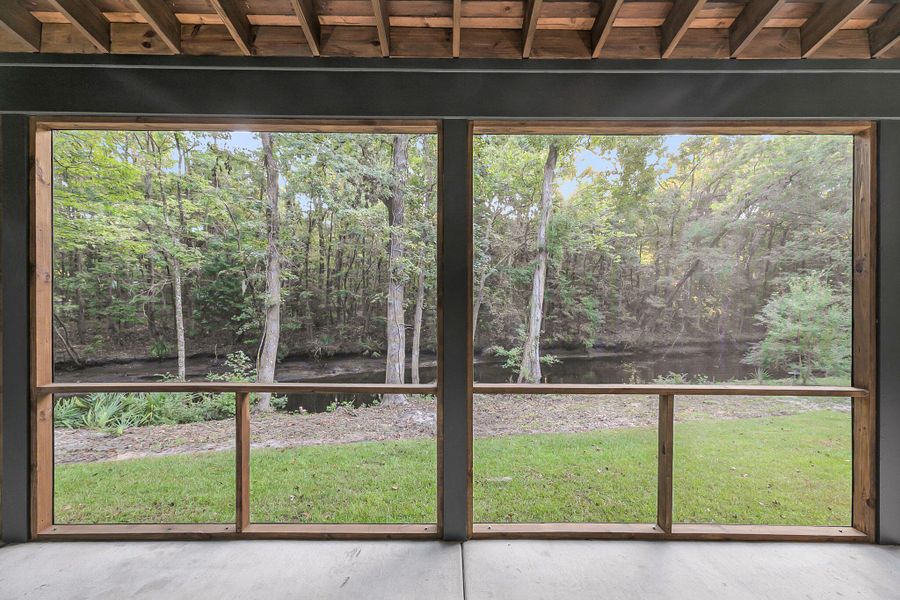 Exterior details and patio area of a home in , Johns Island (Image 2).