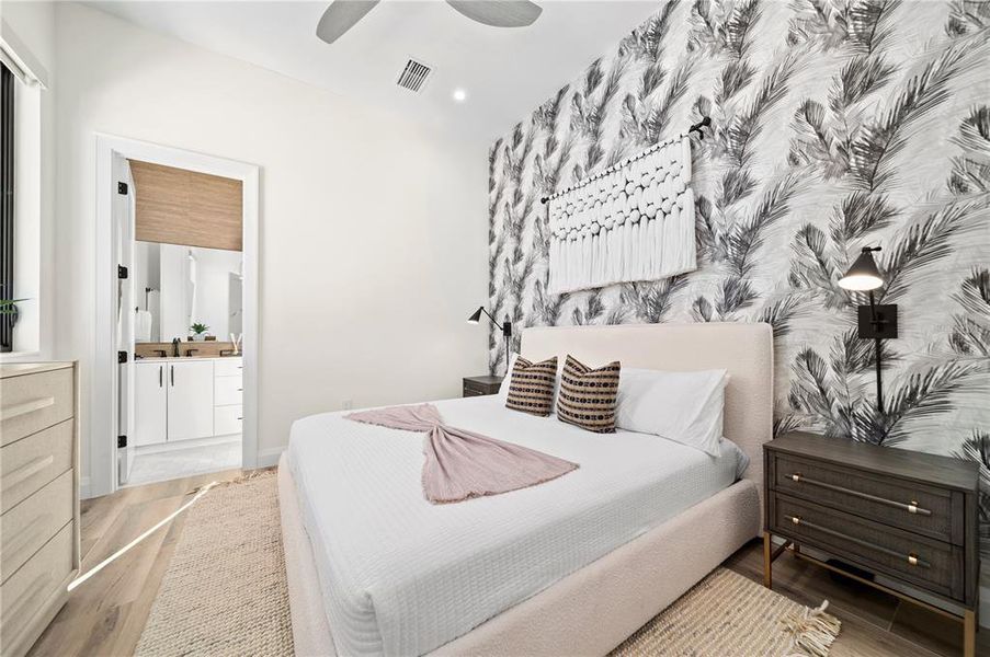 Furnished interior view inside a new home in , Sarasota (Image 37).