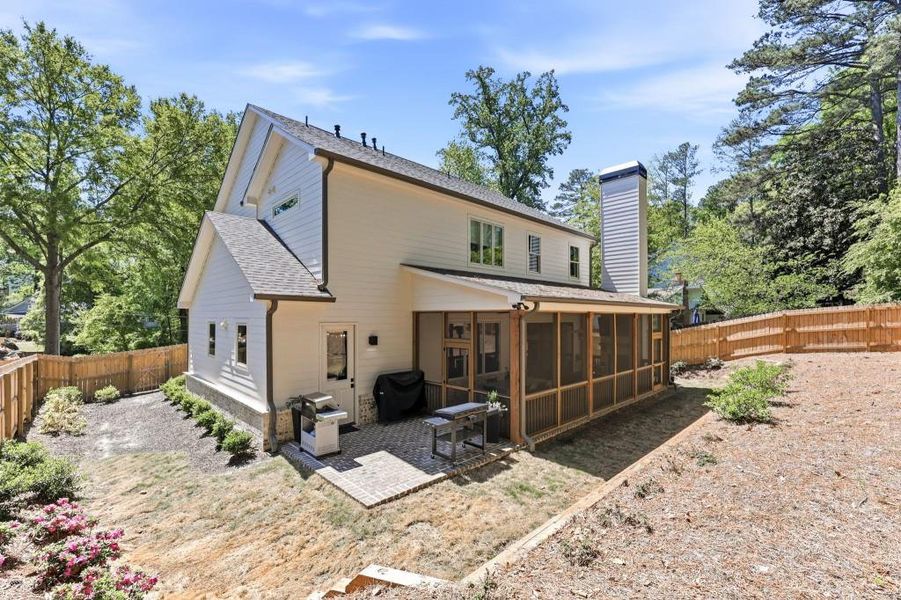 Exterior details and patio area of a home in , Chamblee (Image 22).
