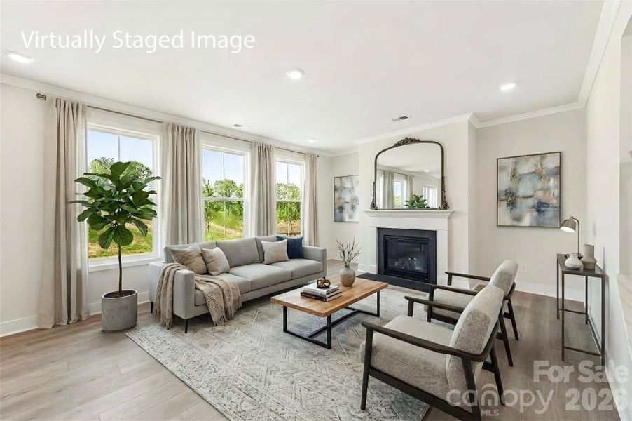 Furnished interior view inside a new home in Westport, York (Image 12).