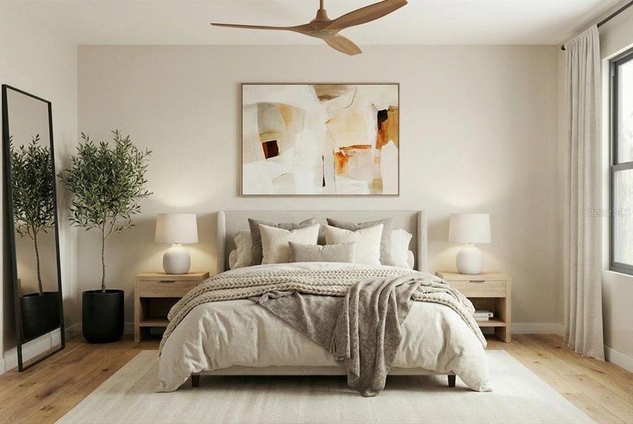 Furnished interior view inside a new home in , Orlando (Image 5).