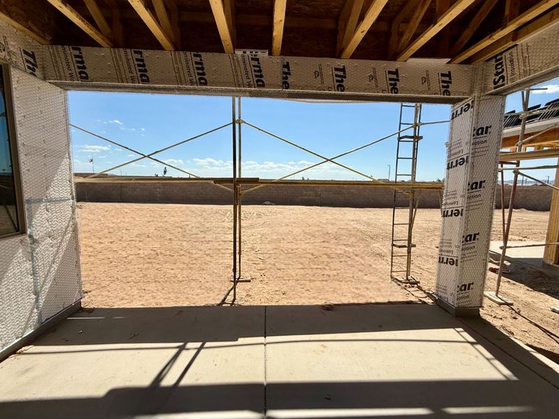 Covered patio