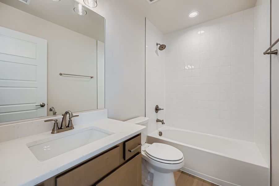 Plan C305 Representative Photo of the Secondary Bathroom