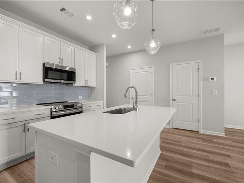 Furnished interior view inside a new home in Stegall Village, Emerson (Image 19). Furnished interior view inside a new home in Stegall Village, Emerson (Image 19).