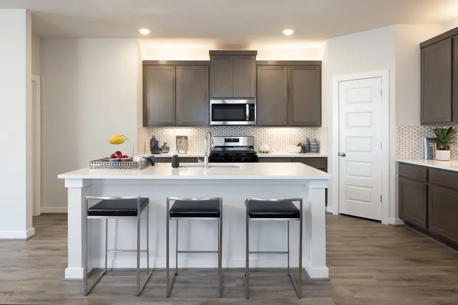 Furnished interior view inside a new home in Willowbrook, New Braunfels (Image 3). Furnished interior view inside a new home in Willowbrook, New Braunfels (Image 3).