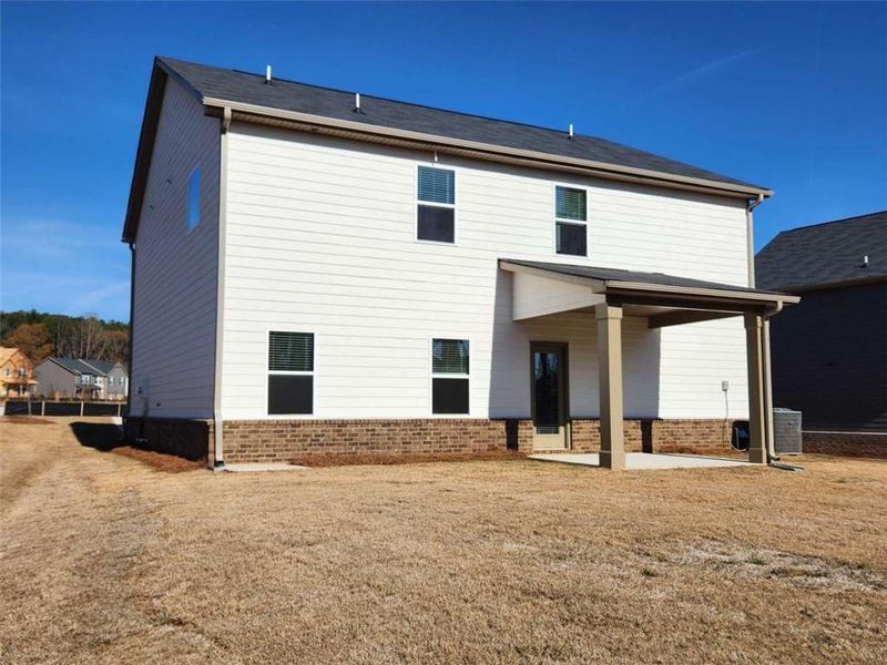 Exterior details and patio area of a home in Southern Hills, McDonough (Image 20).
