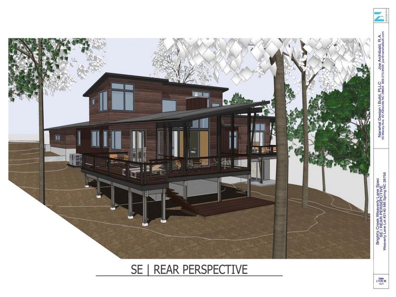 Exterior rendering of this home design in , Mill Spring, NC (Image 7).