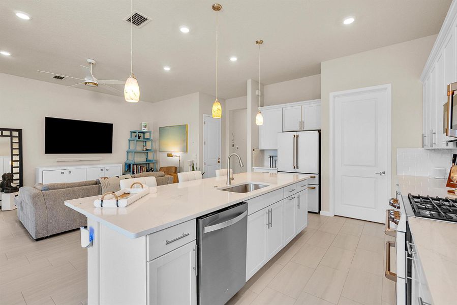 Furnished interior view inside a new home in Veranda Gardens, Port St. Lucie (Image 13). Furnished interior view inside a new home in Veranda Gardens, Port St. Lucie (Image 13).