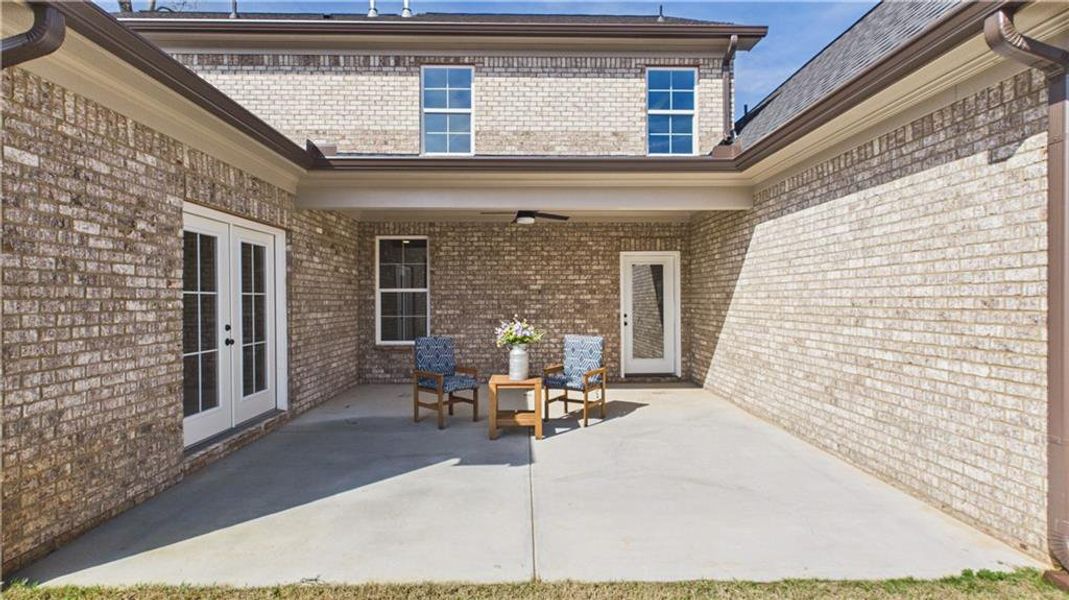 Exterior details and patio area of a home in , Atlanta (Image 18).
