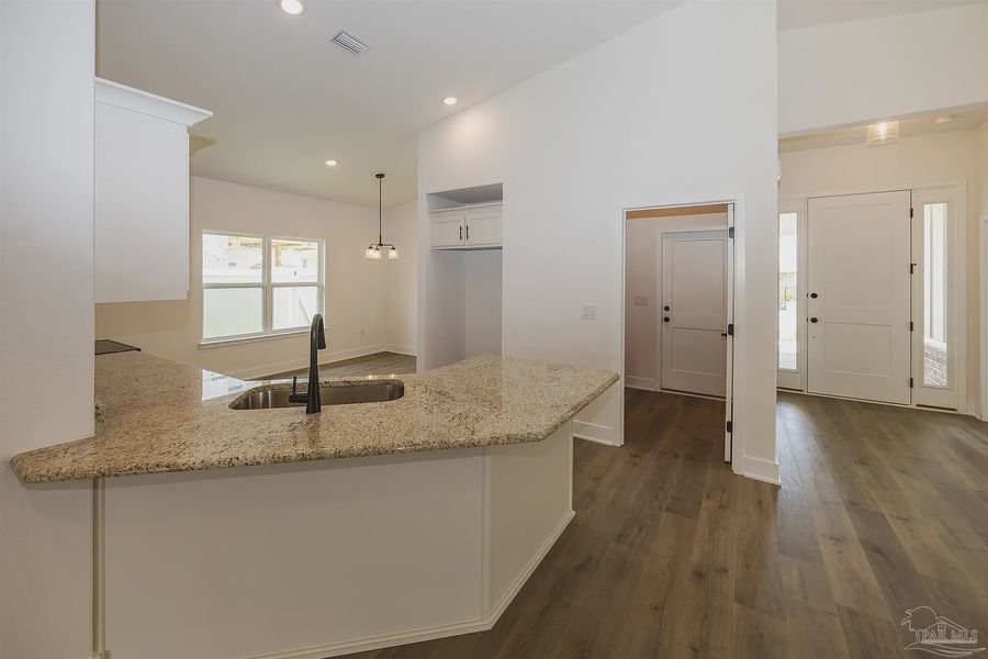 Furnished interior view inside a new home in Parkland Place, Pace (Image 7).