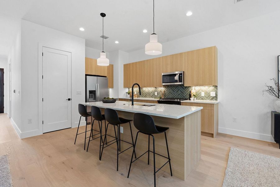 Furnished interior view inside a new home in , Austin (Image 4).