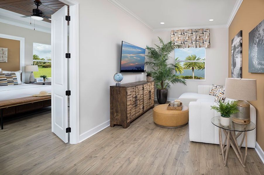 Furnished interior view inside a new home in Westlake, Loxahatchee (Image 7).