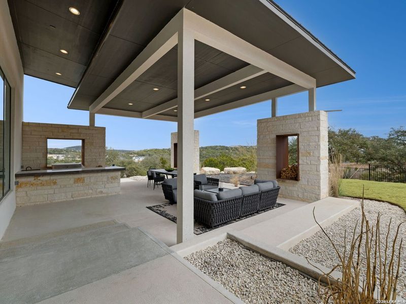 Exterior details and patio area of a home in , San Antonio (Image 30). Exterior details and patio area of a home in , San Antonio (Image 30).