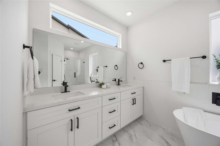 Furnished interior view inside a new home in , Houston (Image 9). Furnished interior view inside a new home in , Houston (Image 9).