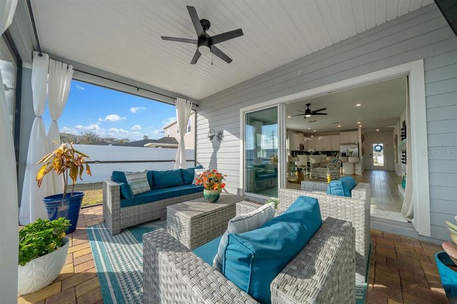 Exterior details and patio area of a home in , Ocala (Image 27).