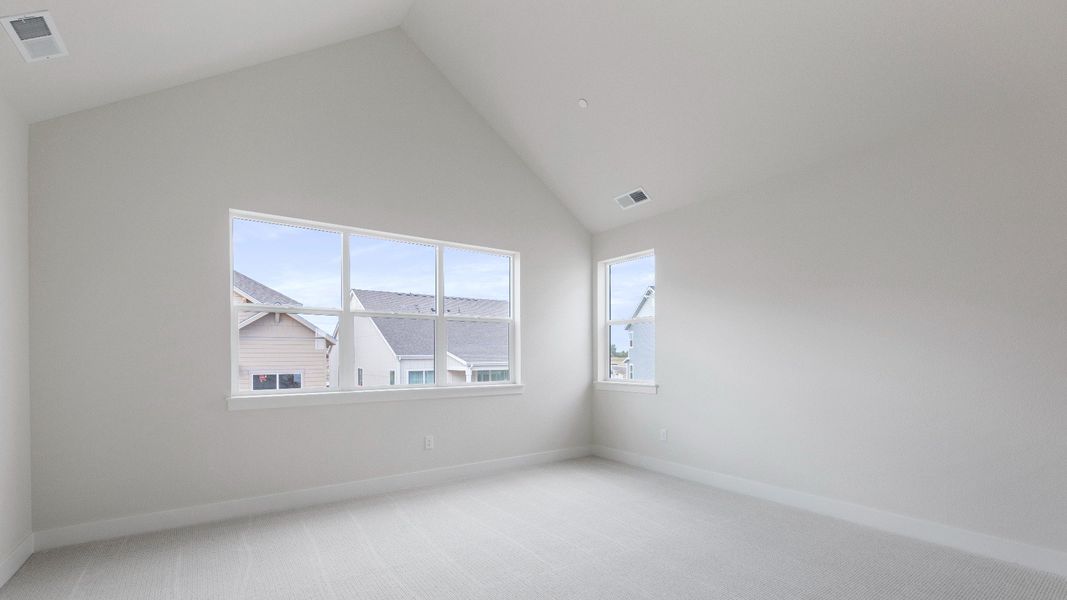 Furnished interior view inside a new home in Dillon Pointe - Journey, Broomfield (Image 29).
