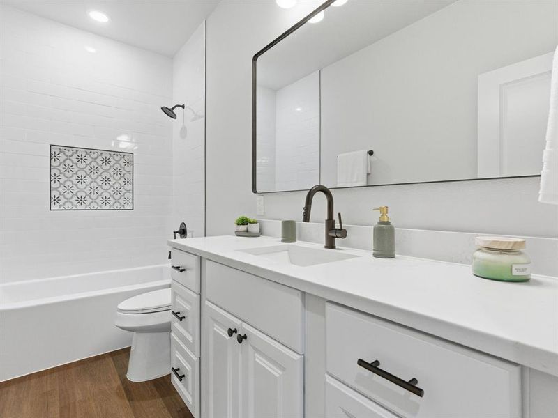 Furnished interior view inside a new home in , Granbury (Image 10).