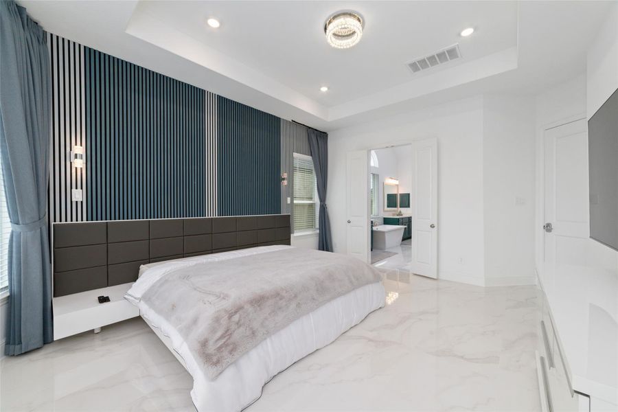 Furnished interior view inside a new home in Pomona 70' - Section 27, Manvel (Image 15).